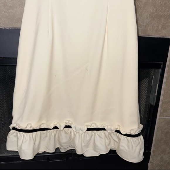 J. Crew Ruffle Trim Shift Dress size 6 damaged - Picture 12 of 14